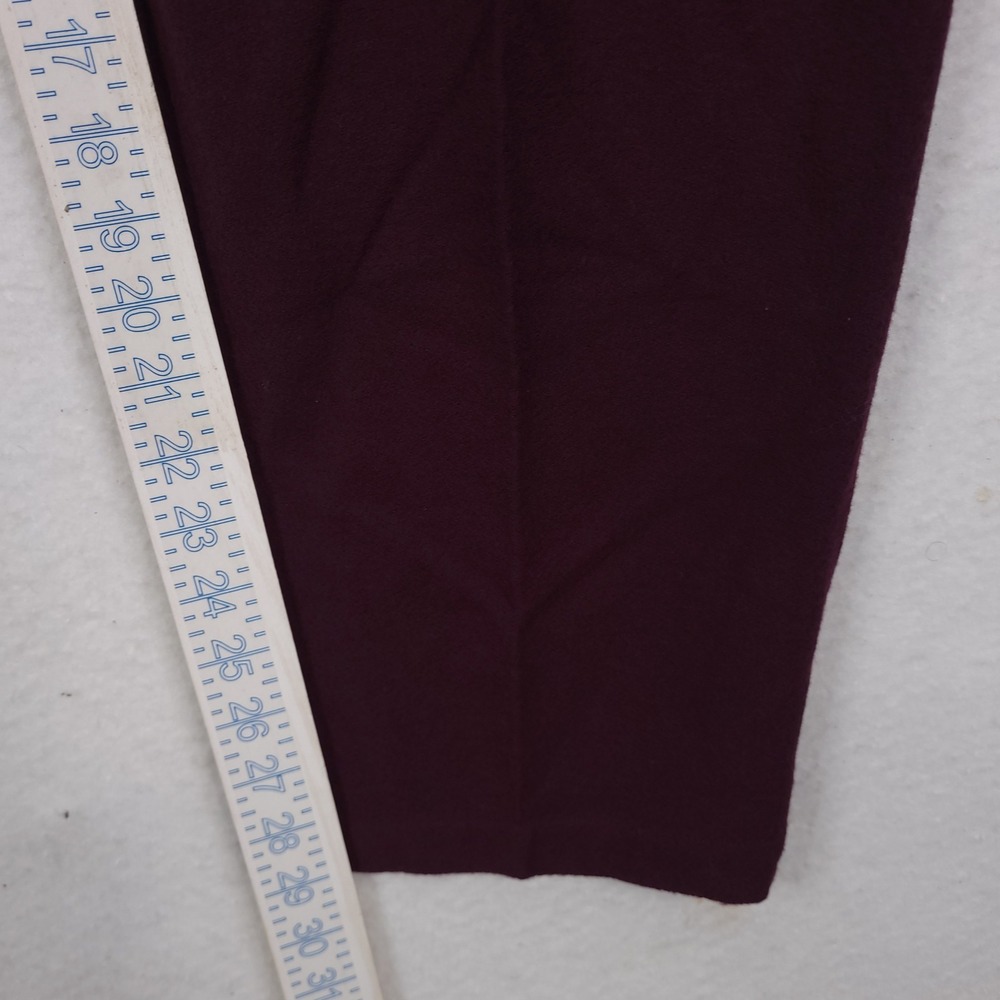 Eileen Fisher 3 Piece Knit Set Cardigan Tee Pants XL Burgundy Sustainable Wool - Picture 8 of 16